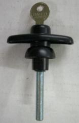 All Glass Rear Door T Handle - Long Shank